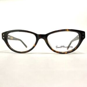 Ernest Hemingway 4625 Brown Tortoise Shell Designer Eyeglasses 52 16-140